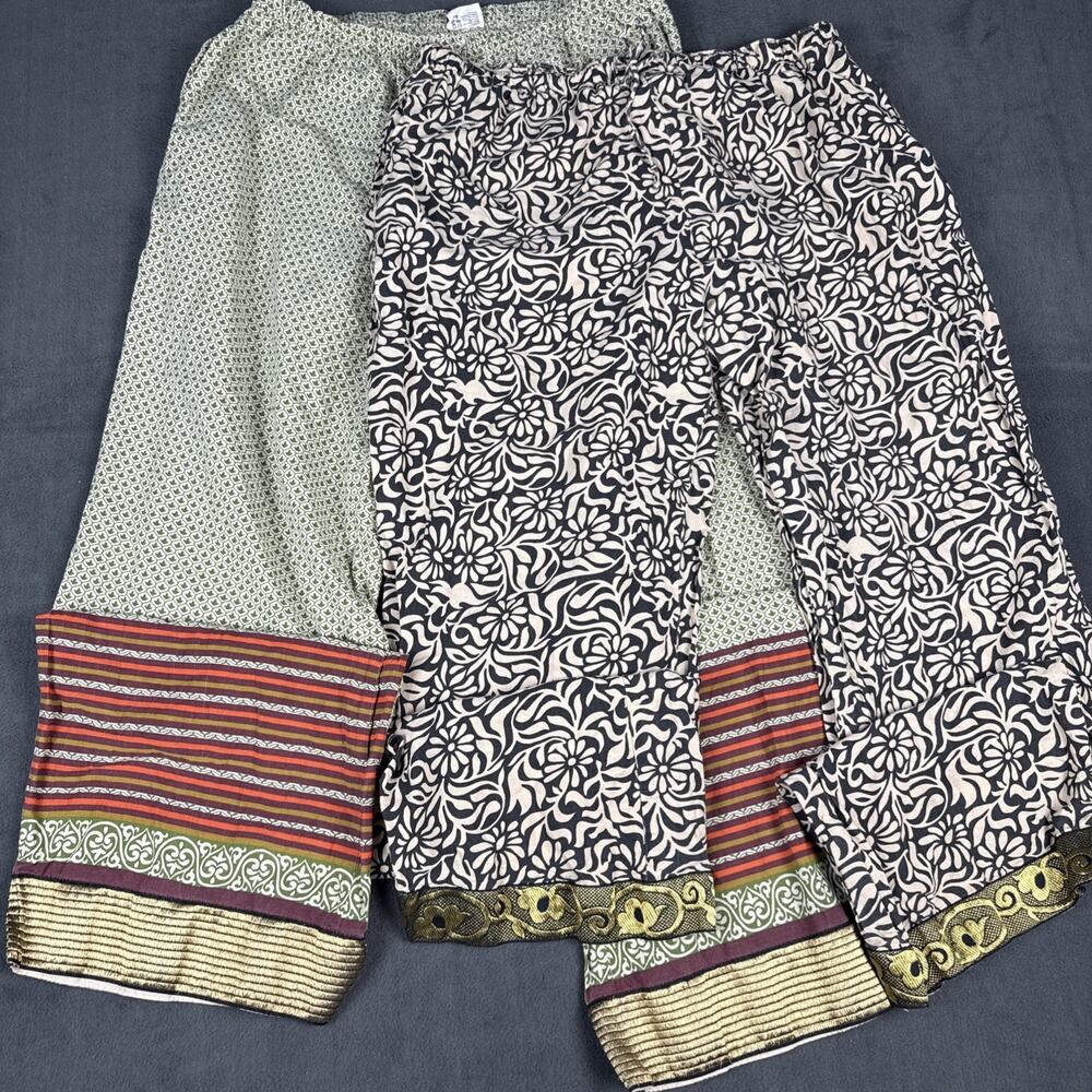 Sudara Punjammies Pajama Pants Bundle XL Womens Lounge lot of 2 artsy